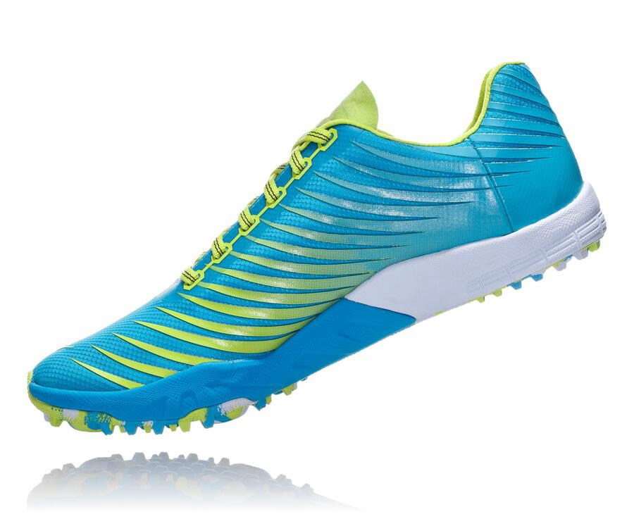 Hoka One One スニーカー レディース 青/緑 - EVO XC - AT8629715